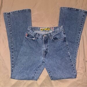 JNCO Light Blue Vintage Flare Leg Jeans